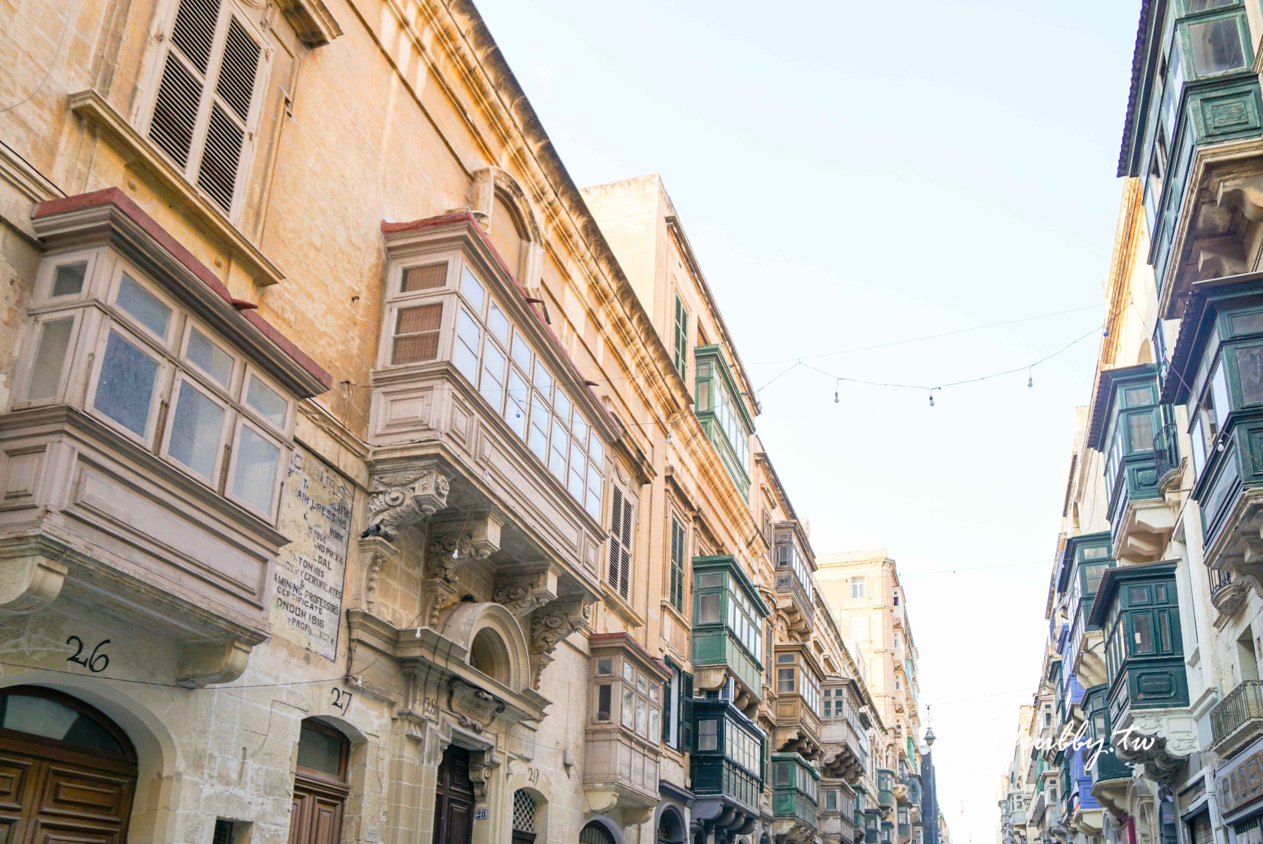 馬爾他之旅│金黃色古城首都Valletta漫走 全世界歷史建築密度最高的城市