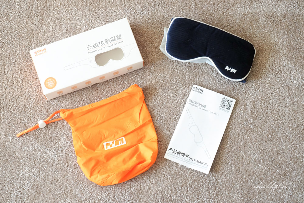 【發熱眼罩推薦】可夢科技無線熱敷眼罩‧頸枕，隨身攜帶的眼部頸部SPA神器