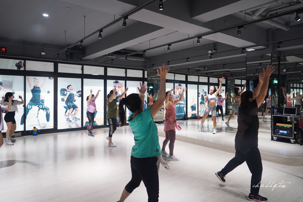 大無限健身的3樓空間就是團體教室和私教訓練室