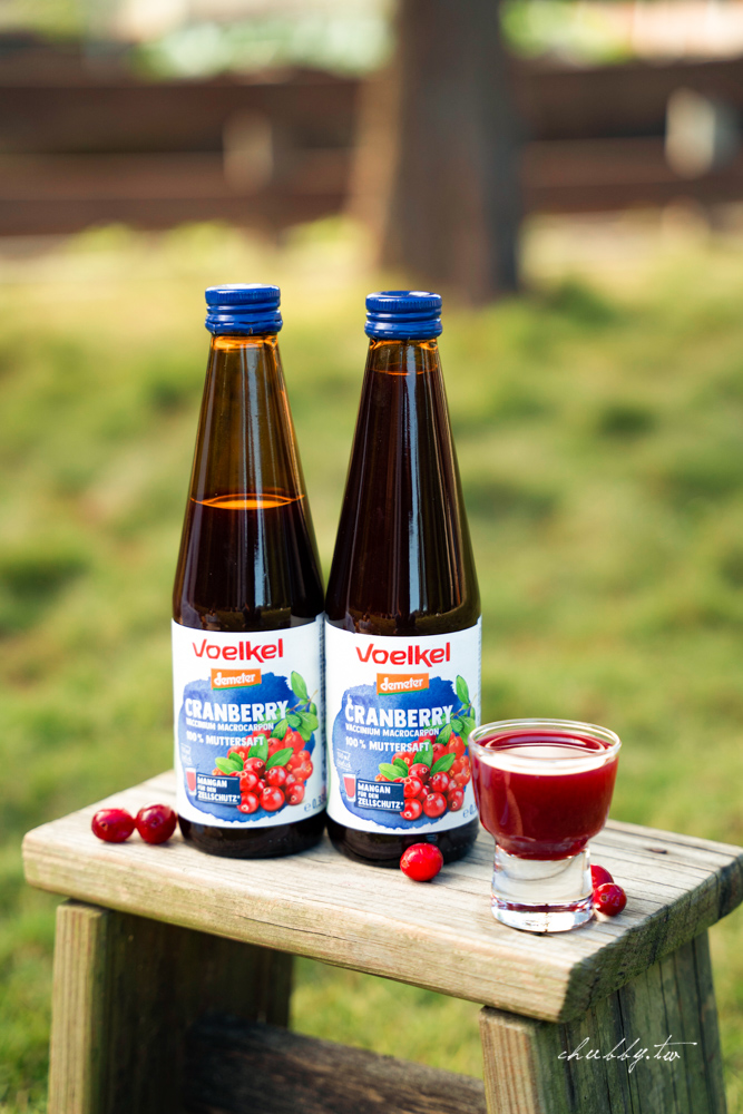 妳喝的果汁是100%原汁嗎？果汁界的LV！德國生機果汁Voelkel蔓越莓汁、黑棗汁、蘋果汁開箱試飲心得
