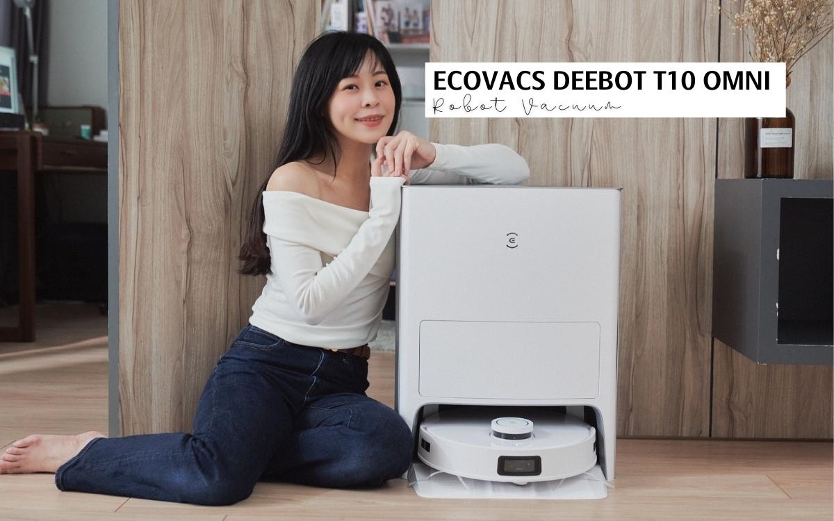 居家辦公的幸福來自ECOVACS Deebot T10 OMNI，解放雙手！集塵+清洗+烘乾一次滿足，導航功能再進化 @小胖盈的花椒人蔘