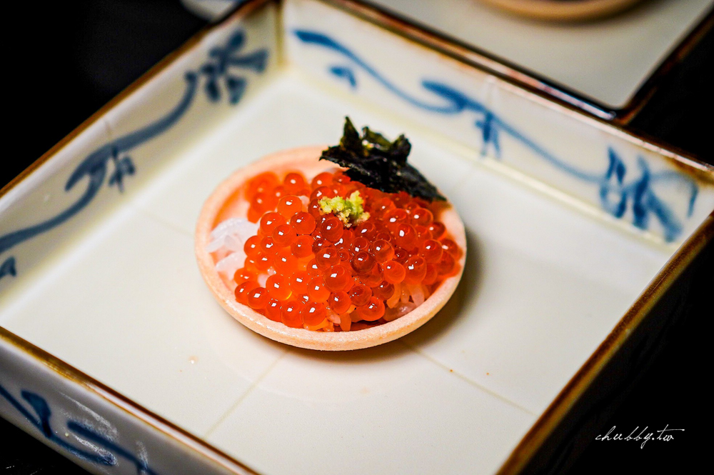 最中餅鮭魚卵握壽司