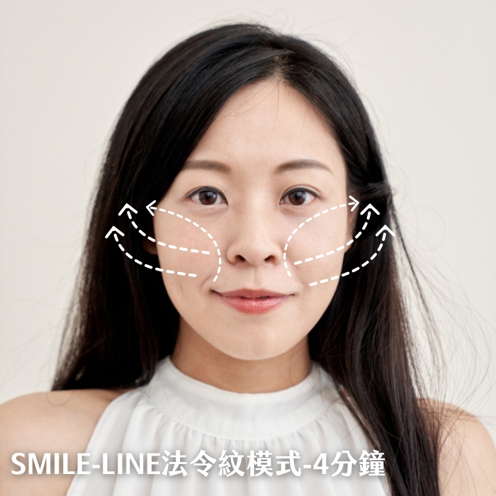 極萌美容儀SMILE-LINE法令紋模式-4分鐘